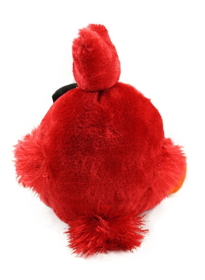 Tickles Sitting Angry Bird Stuffed Soft Plush Toy for Kids Birthday Gifts (Size: 22 cm Color: Red) - Image 4